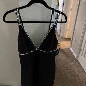Black rhinestone Dress